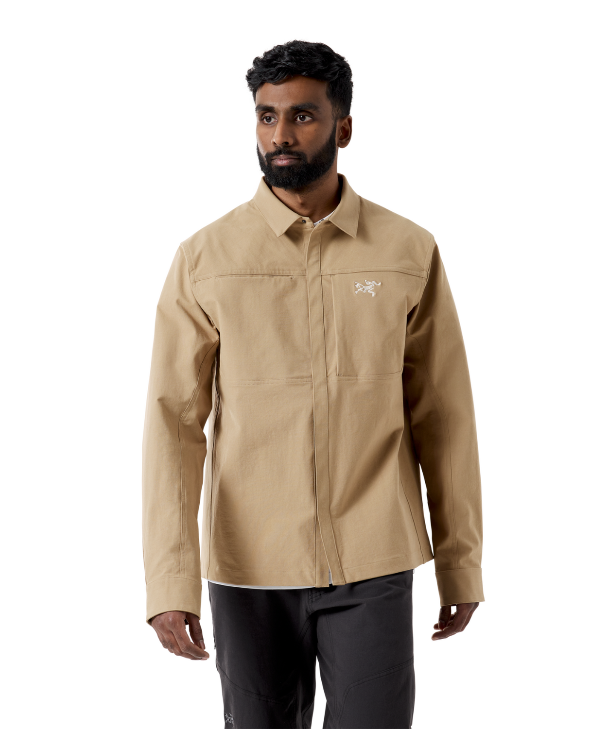 Arc'teryx Men Cronin Cotton Overshirt - Canvas - Alpingaraget