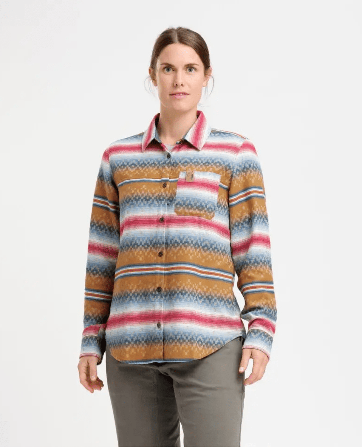 Elevenate Womens Verbier Shirt - Pecan Brown - Överdelar - Alpingaraget