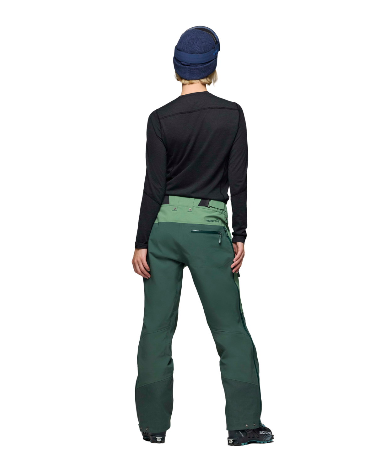 Norröna Women lofoten Gore-Tex Pro Pants - Dark Ivy - Alpingaraget