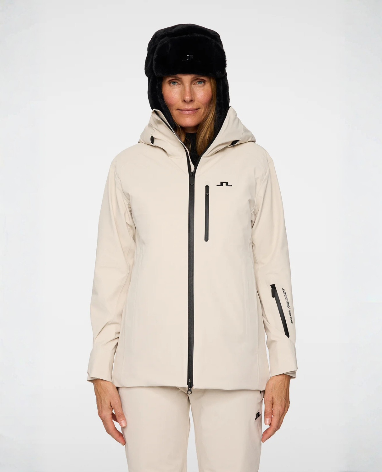 J.Lindeberg Women Solarcore Shell Jacket - Moonbeam - Alpingaraget