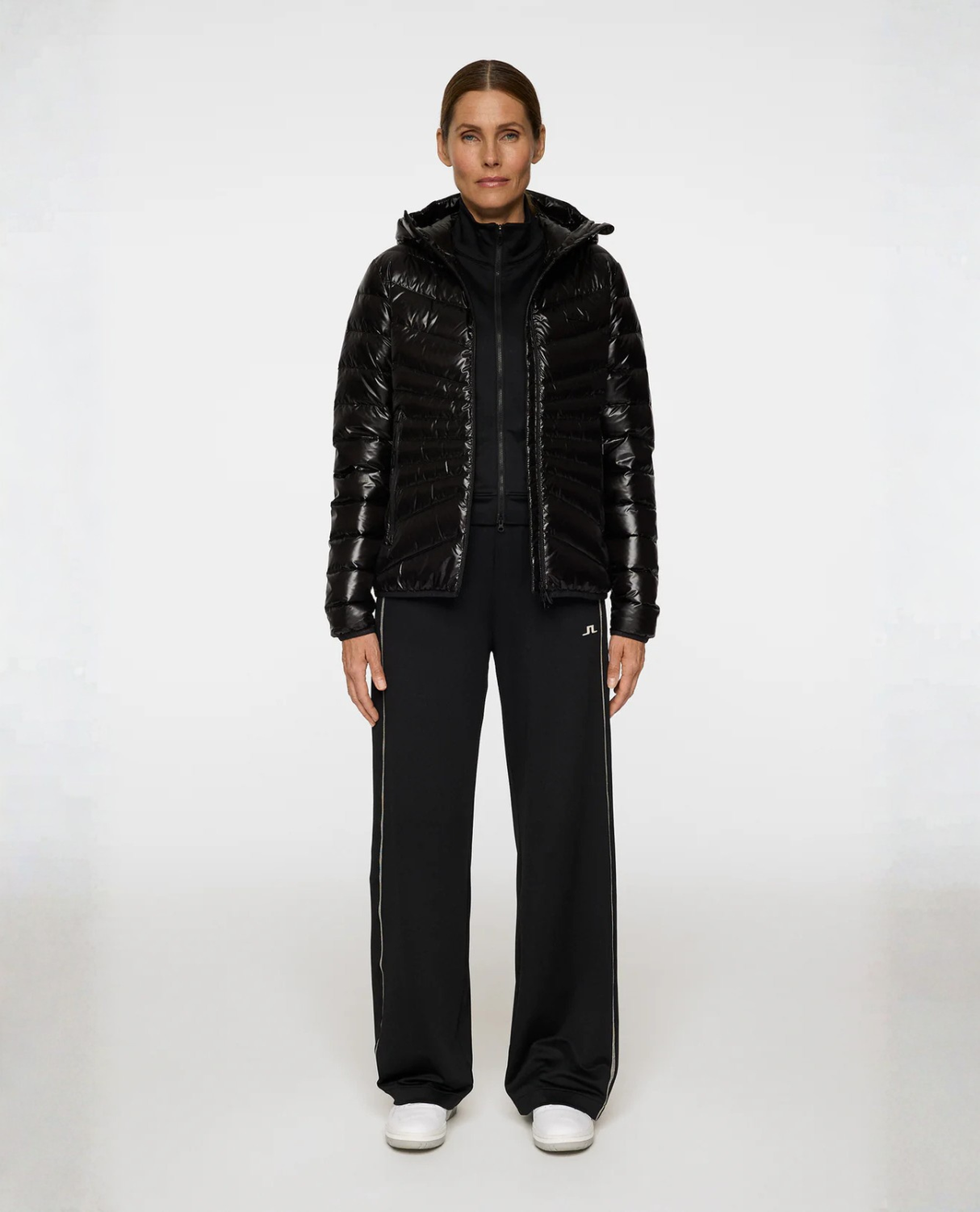 J.Lindeberg Women Lara Light Down Hood - Black - Alpingaraget