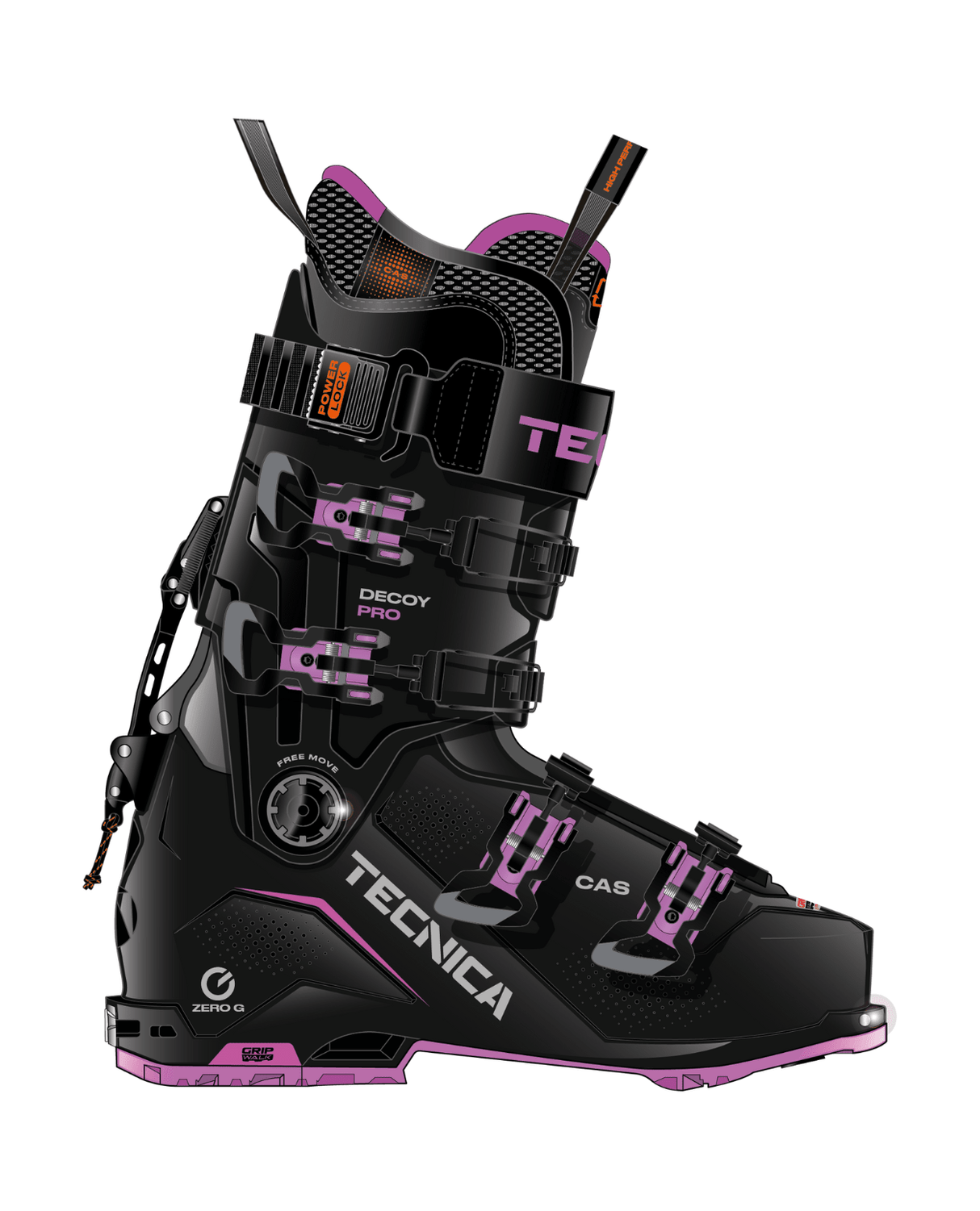 Tecnica Zero G Decoy Pro GW - Black - ToppturspjÀxor - Alpingaraget