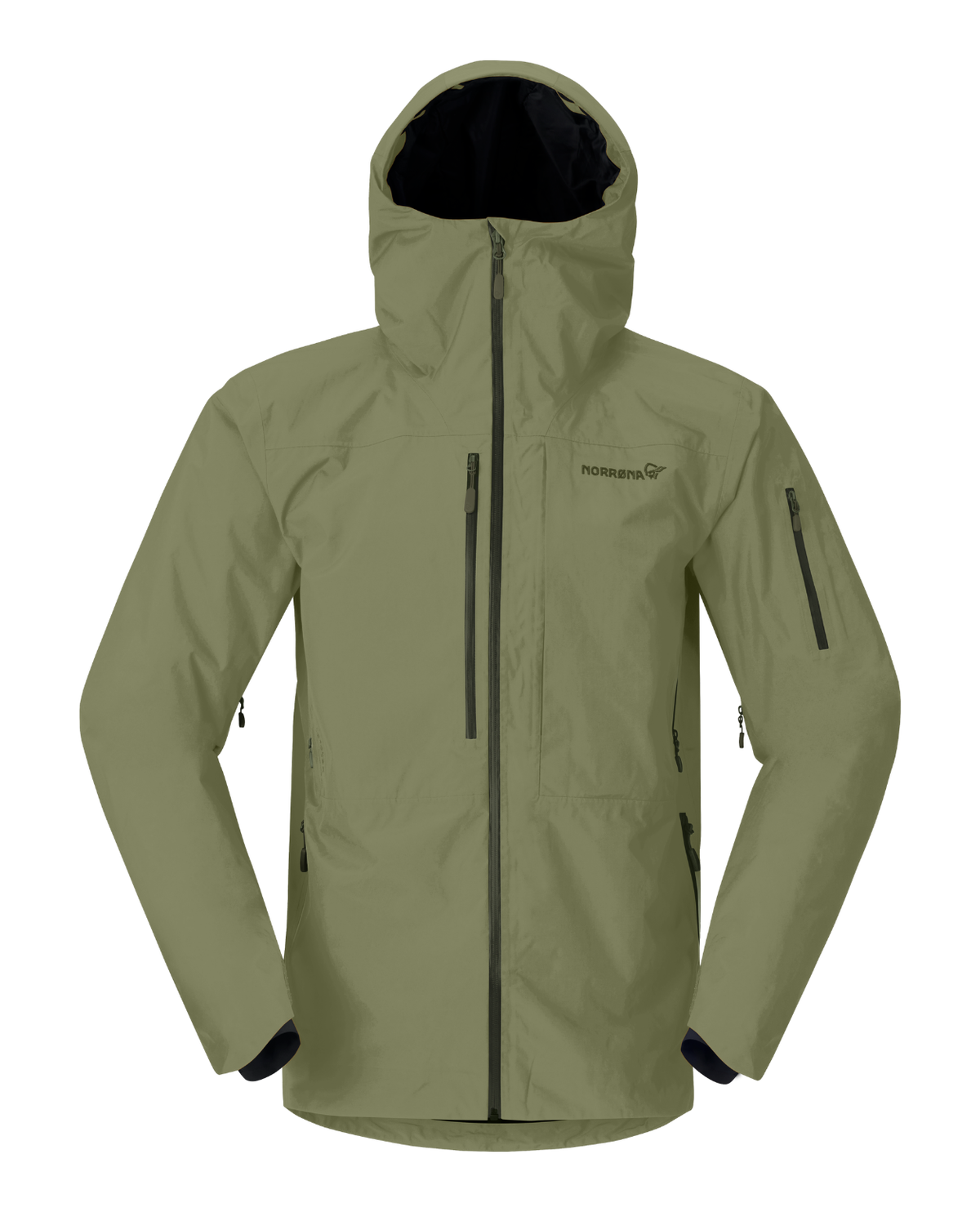 Norrøna Lofoten Gore-Tex Insulated Jacket Men - Deep Lichen Green skidjacka - Alpingaraget
