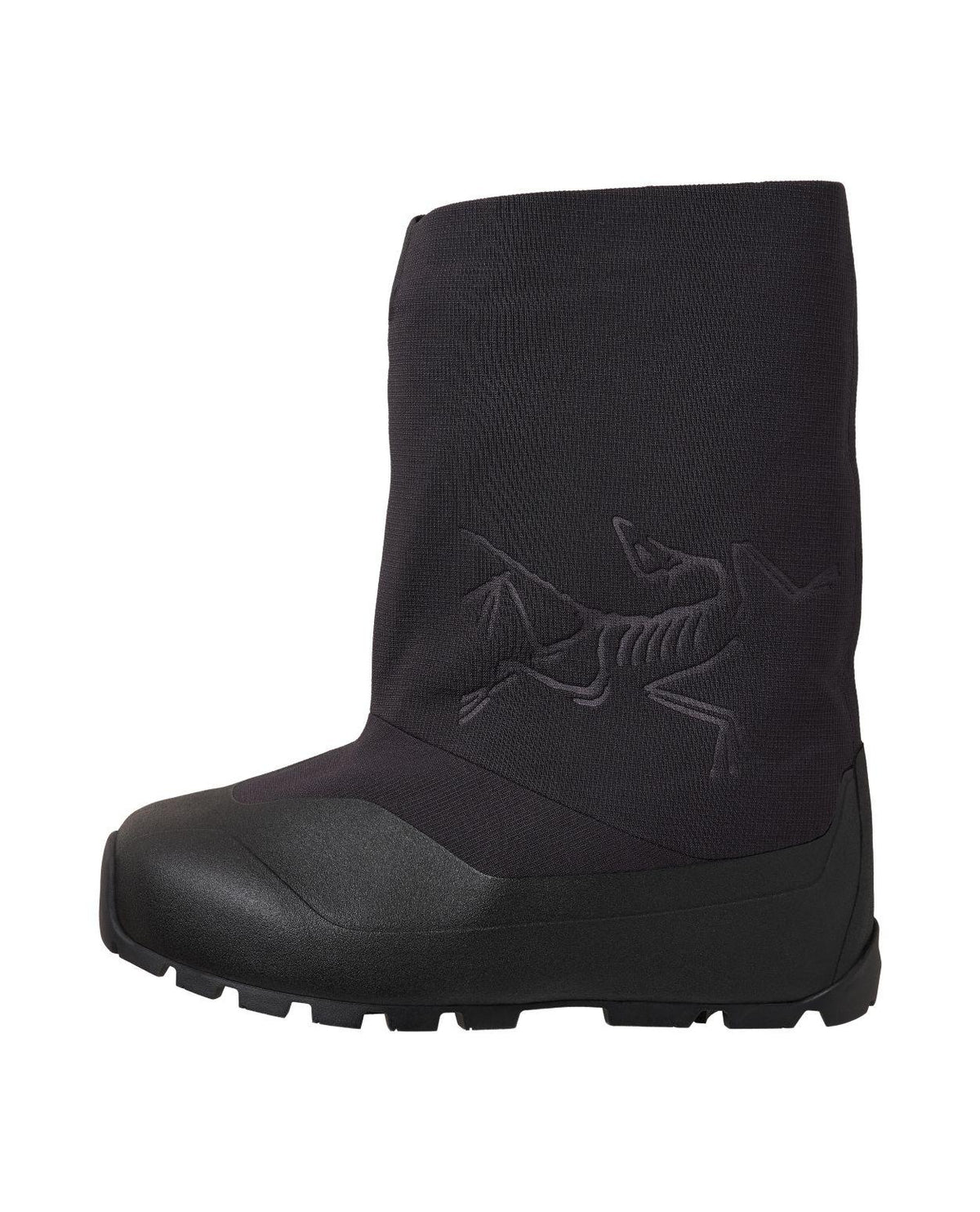 Arc'teryx Postour Men - Black/Black - Svart herrsko för återhämtning med Vibram Arctic Grip och Coreloft