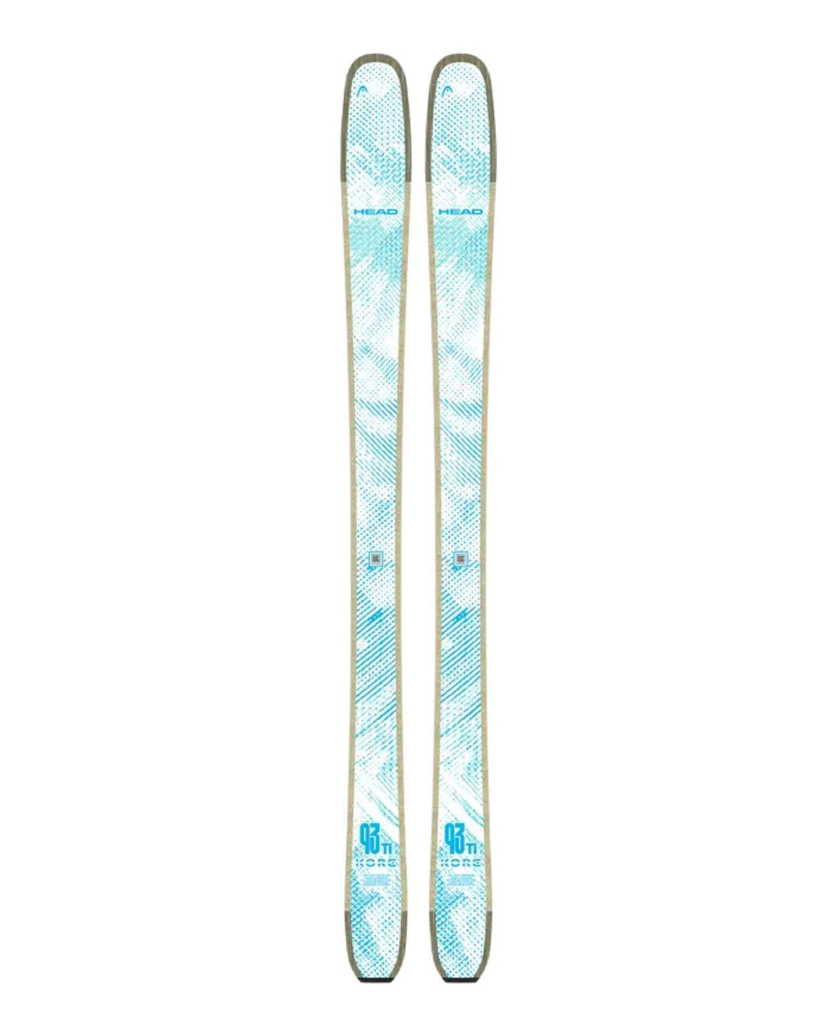 Head Kore 93 Ti Women - Allmountainskidor för dam i vitt med blå detaljer