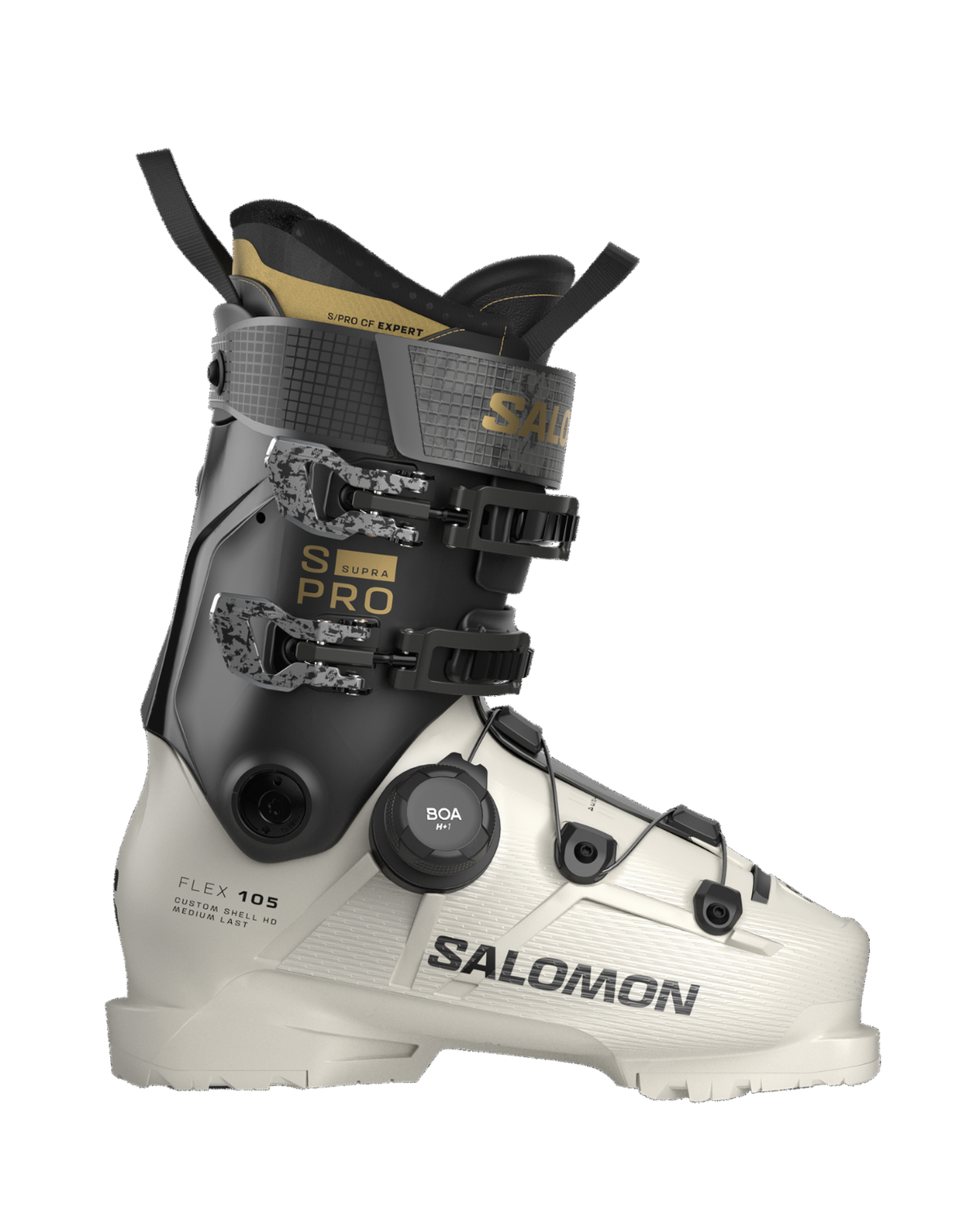 Salomon S/Pro Supra S BOA 105 Dam - Grå alpinpjäxa med BOA-system