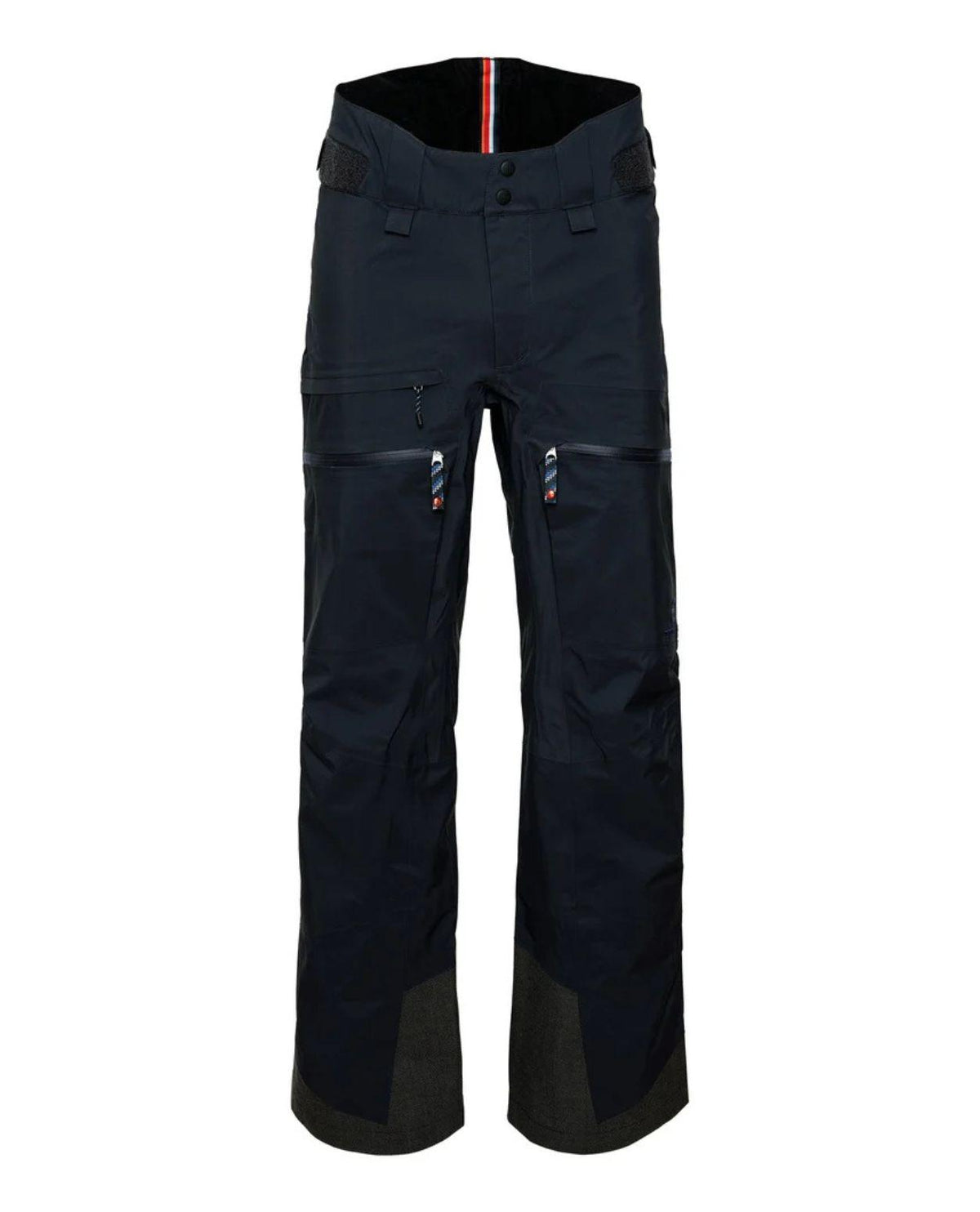 Elevenate Pure Pants Women mörkblå skidbyxor för dam med dragkedjor framtill.