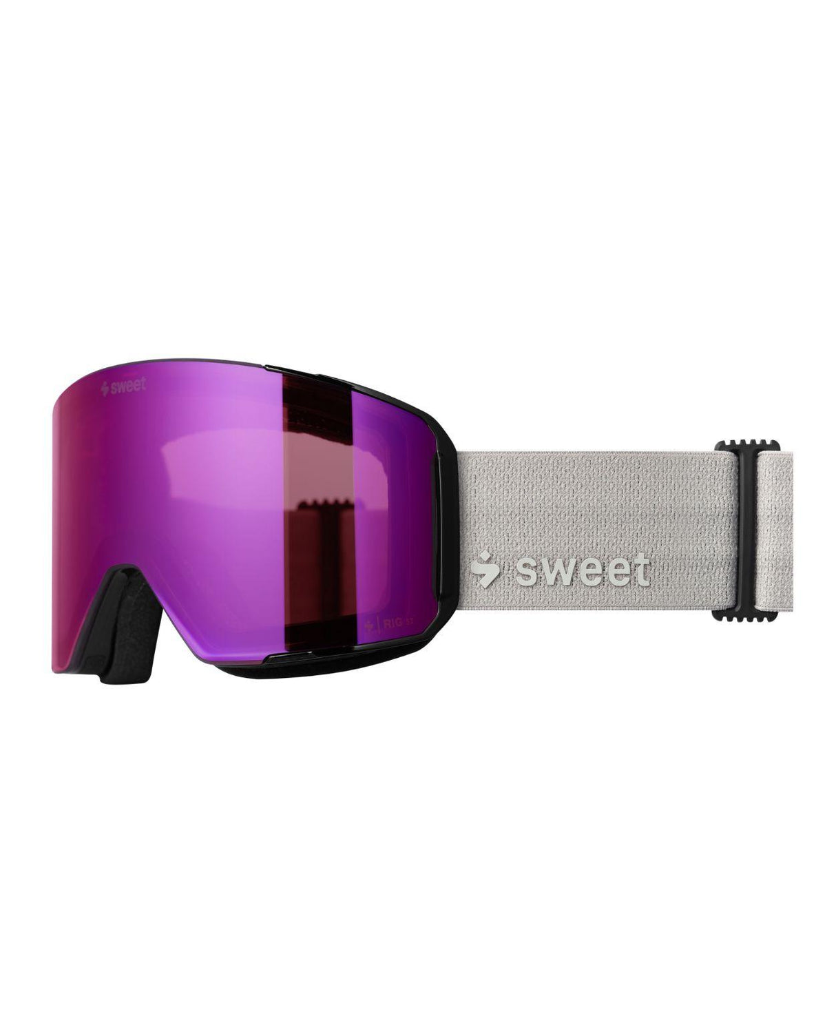 Sweet Protection Boondock II L med lila RIG-lins, brun ram och grå rem - Skidglasögon - Alpingaraget