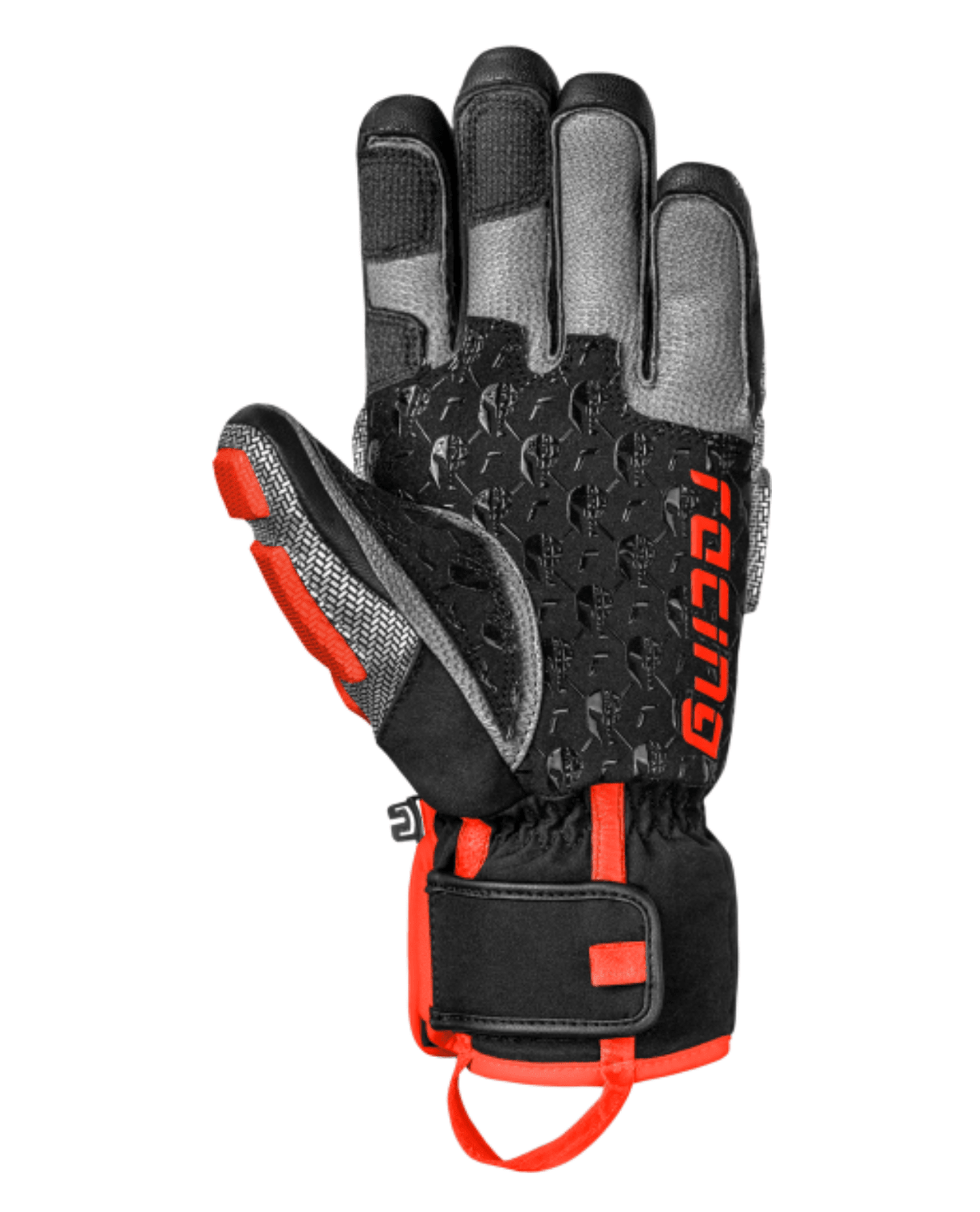 Reusch Worldcup Warrior GS - Black/Silver/Fluo Red - Handskar - Alpingaraget
