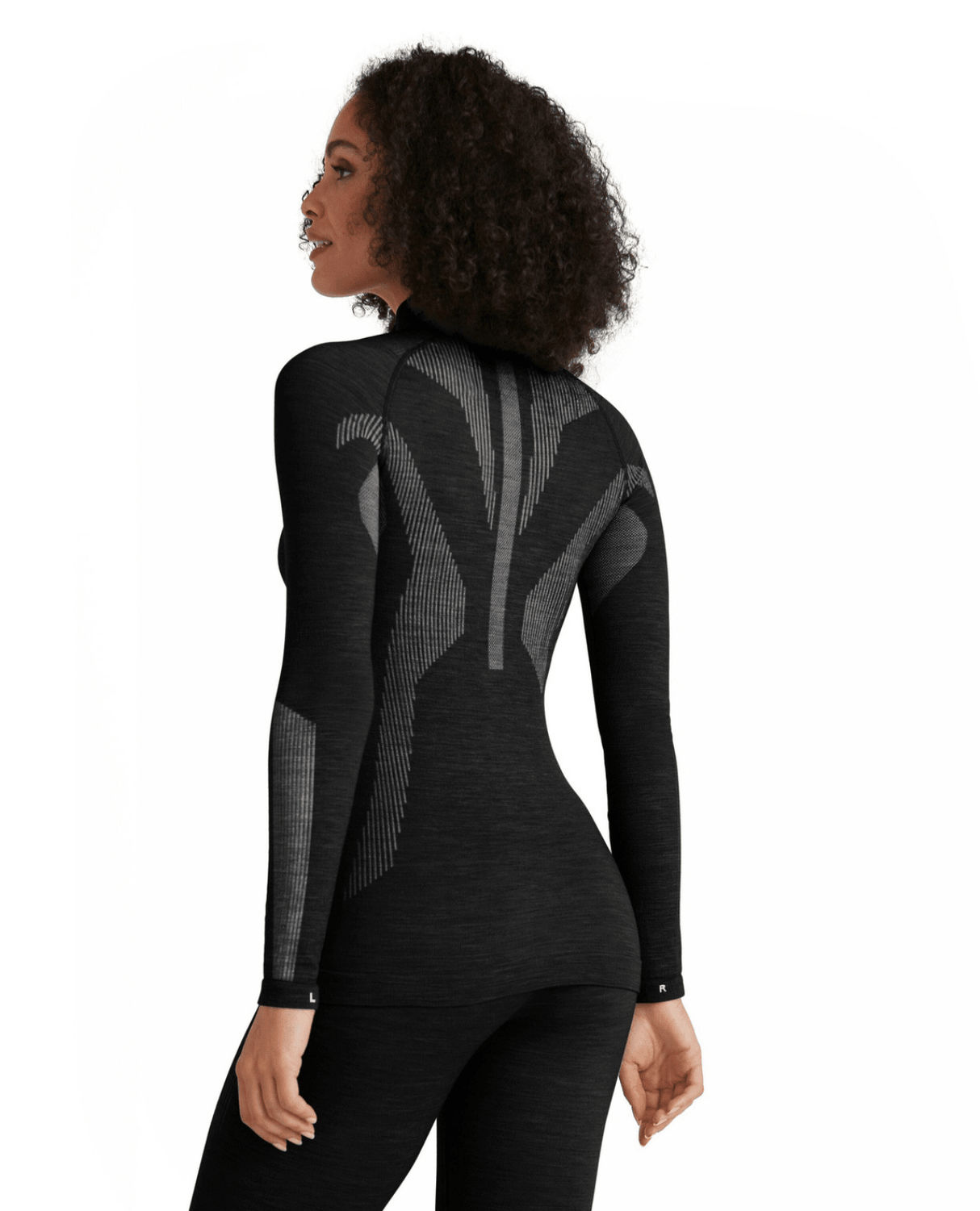 FALKE Women Long - sleeve shirt Wool - Tech - Black - Underställ - Alpingaraget