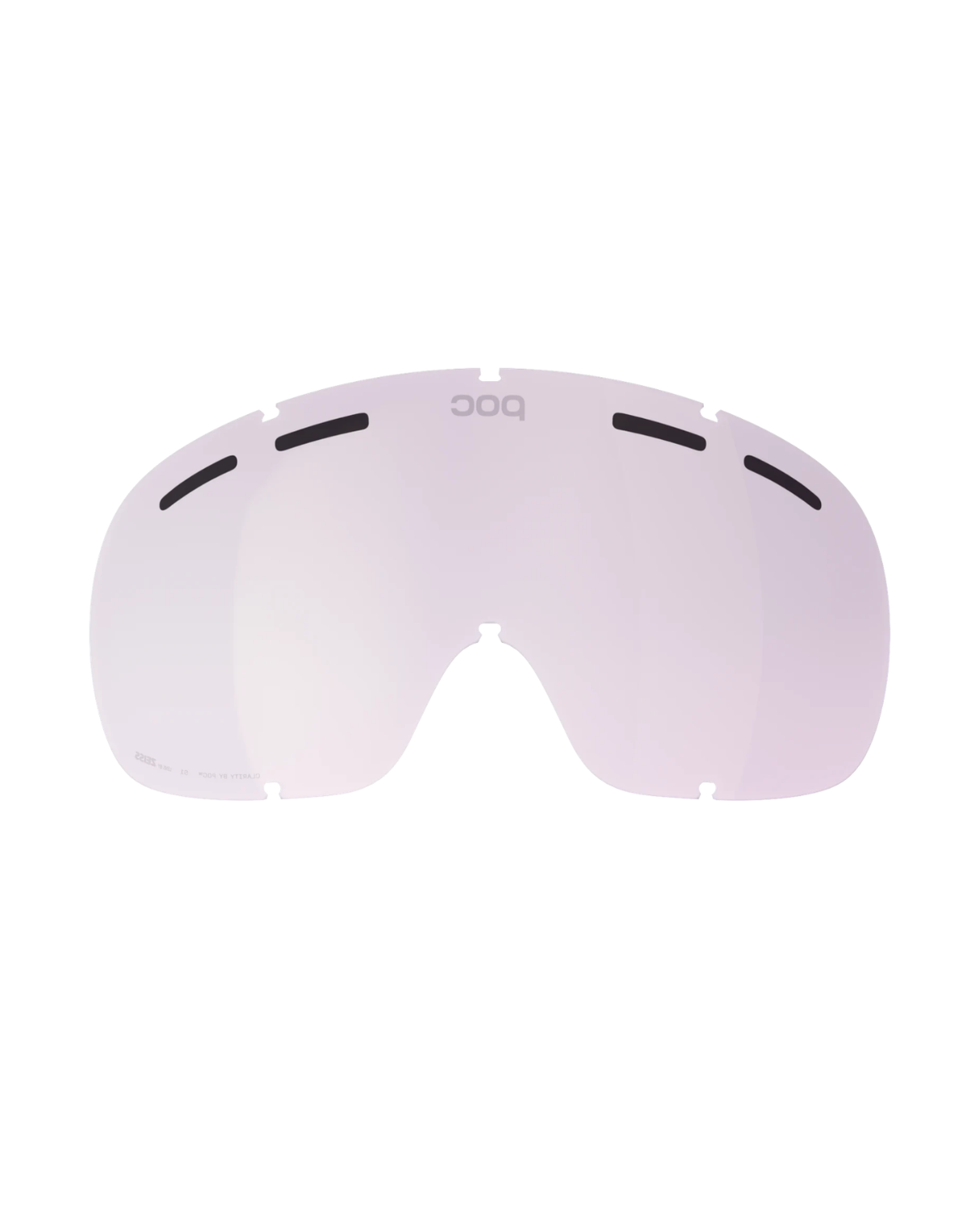 POC Fovea Mid extra lins i modell Clarity Highly Intense för optimal sikt vid skidåkning i artificiellt ljus.
