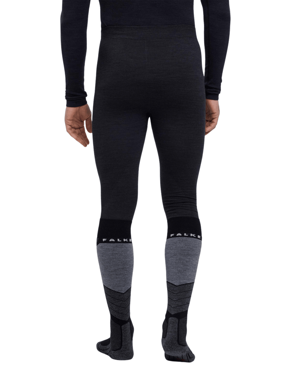 FALKE Men Tights Wool - Tech - Black - UnderstÀll - Alpingaraget