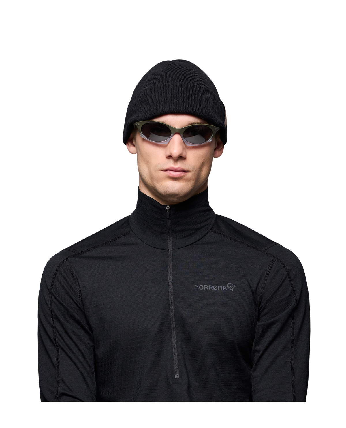 Norrøna /29 equaliser Beanie - Caviar Black - Svart mössa
