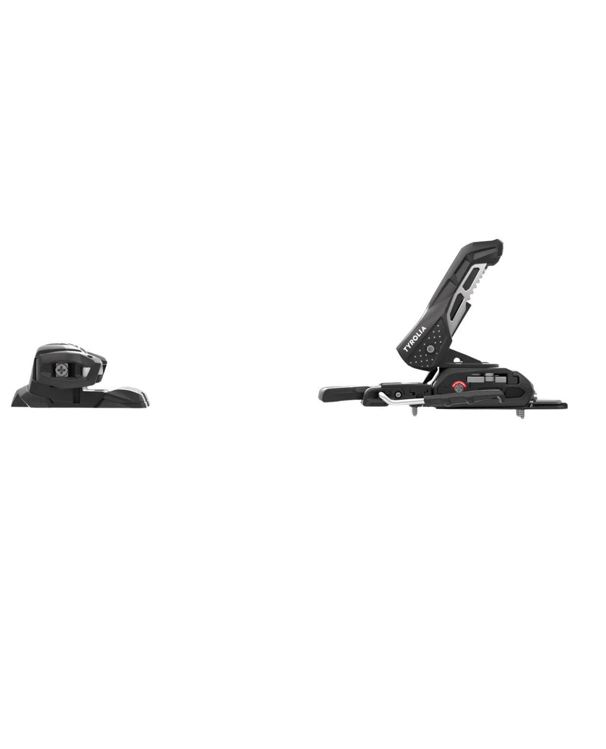Tyrolia Protector+ Attack 14 GW Matt Black alpinbindning mot vit bakgrund