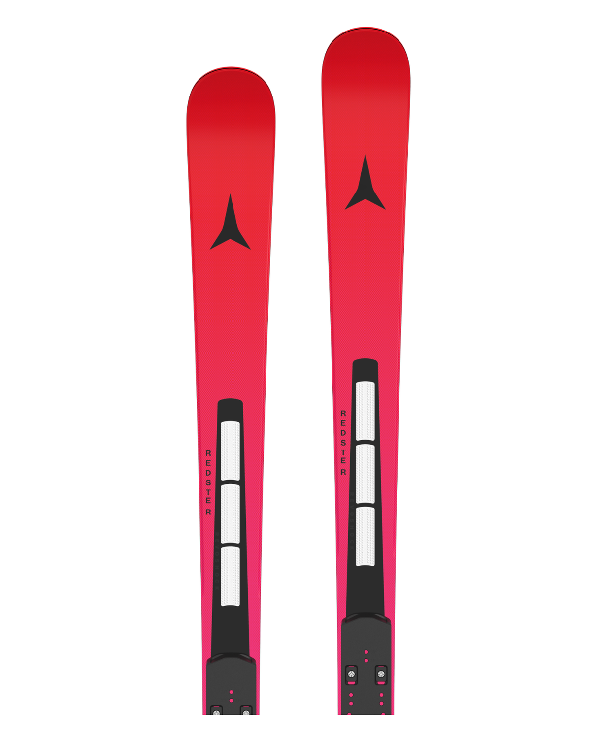 Atomic Redster G9 FIS junior-GS-skidor i rött med Revoshock S dämpningssystem för stabilitet.