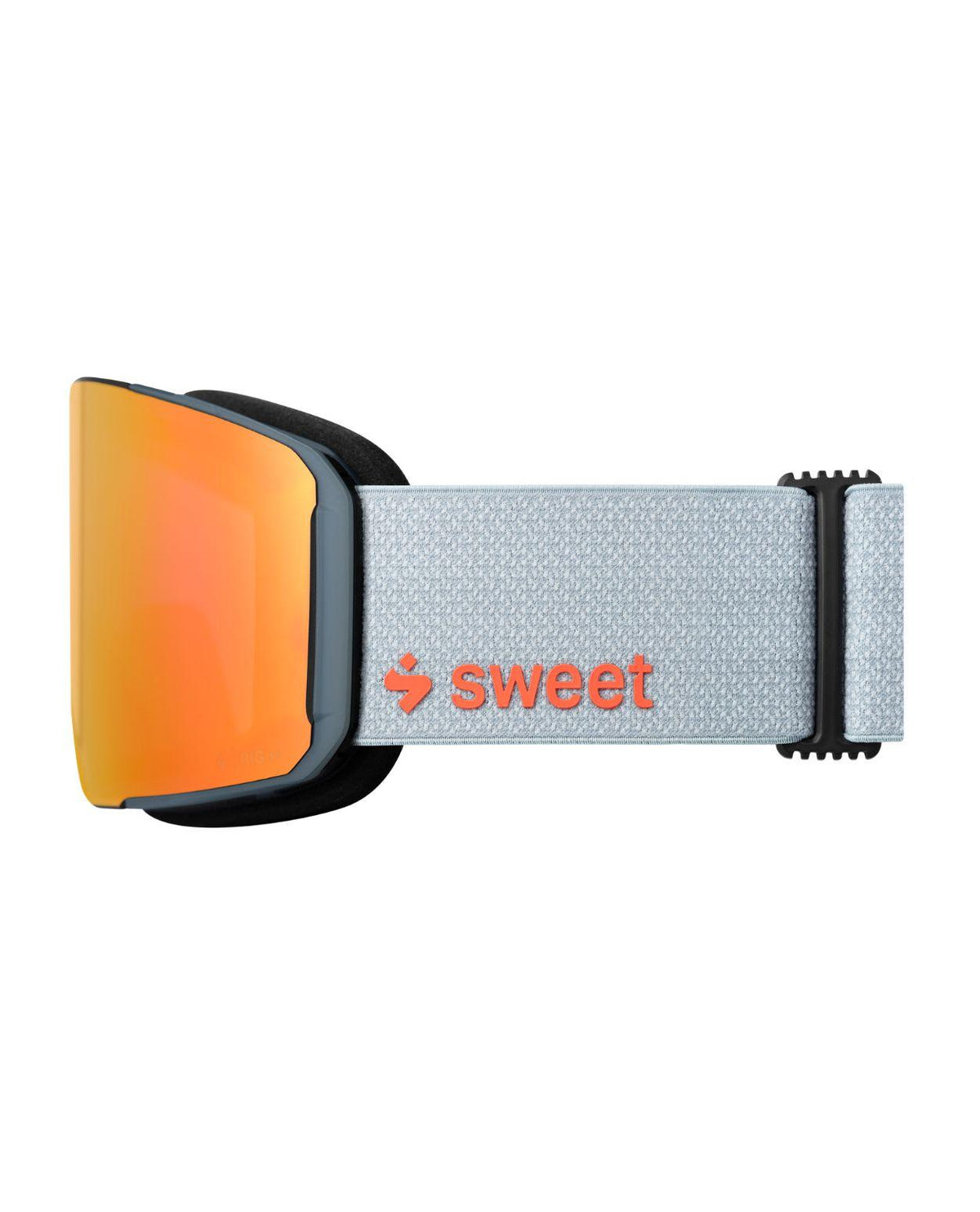 Sweet Protection Boondock II M RIG Reflect skidglasögon med orange spegellins och ljusgrått band från Alpingaraget.