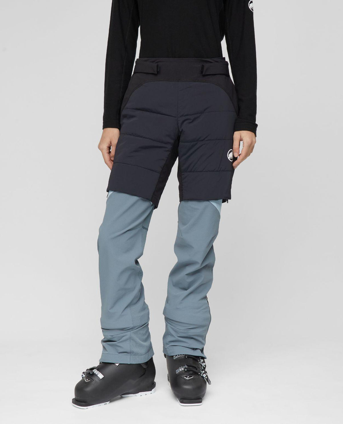 Mammut Aenergy Air IN Hybrid Shorts dam i svart färg för topptur och skidåkning