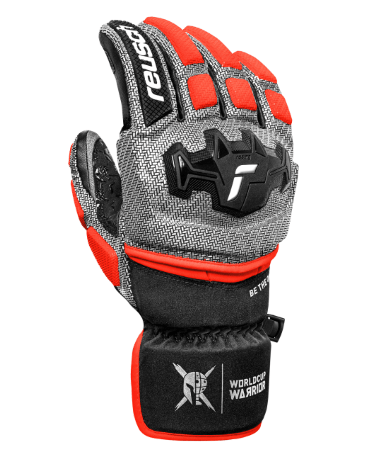 Reusch Worldcup Warrior GS - Black/Silver/Fluo Red - Handskar - Alpingaraget
