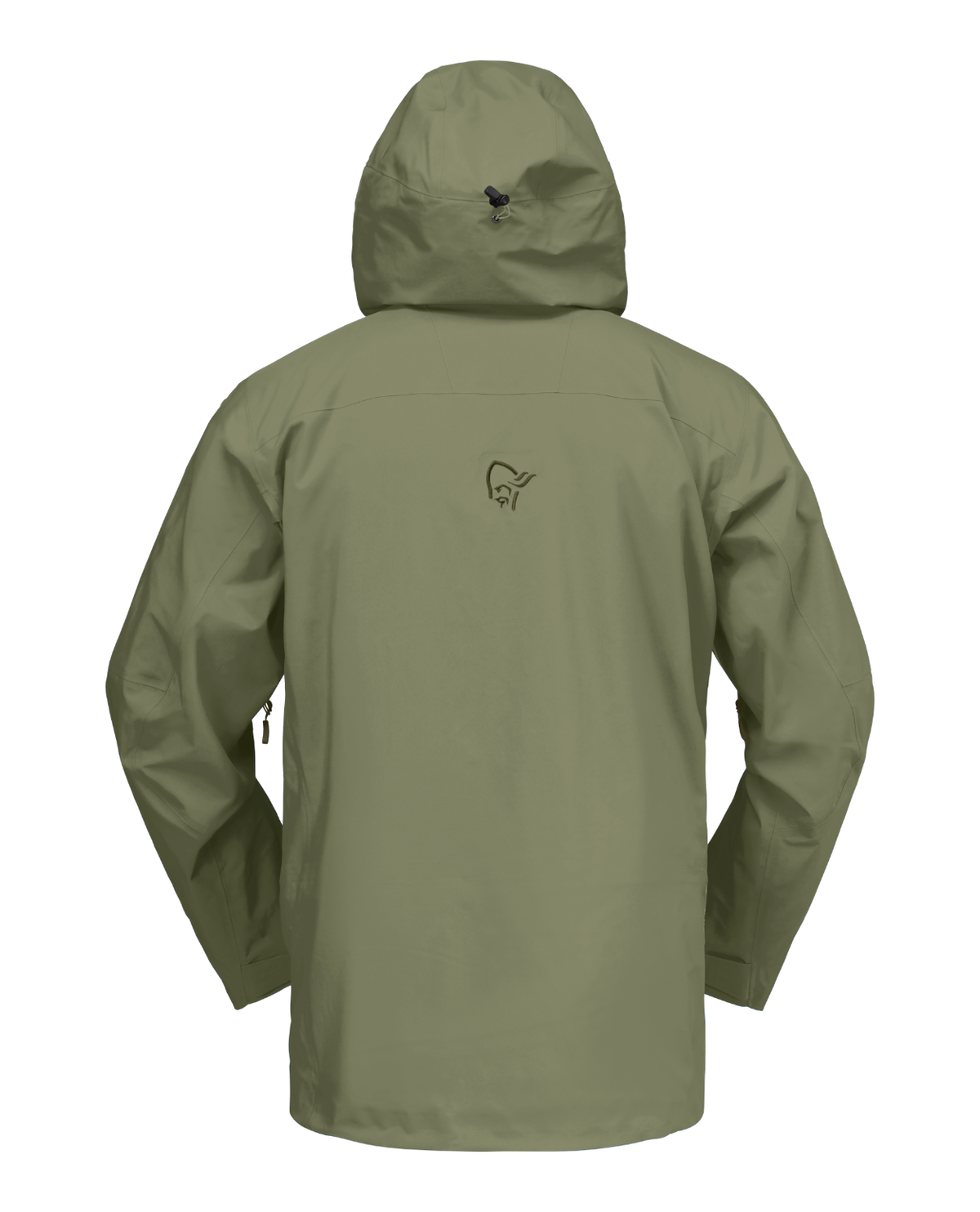 Norrøna Lofoten Gore-Tex Pro Jacket Men - Deep Lichen Green bakifrån