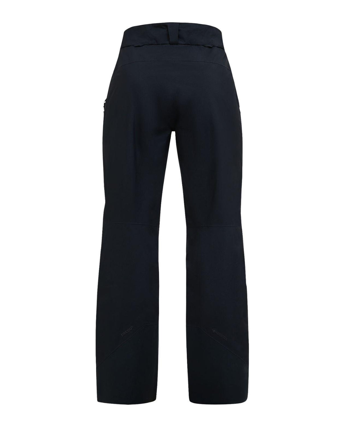 Peak Performance Alpine Gore-Tex Insulated Pants Women bakifrån i svart färg.