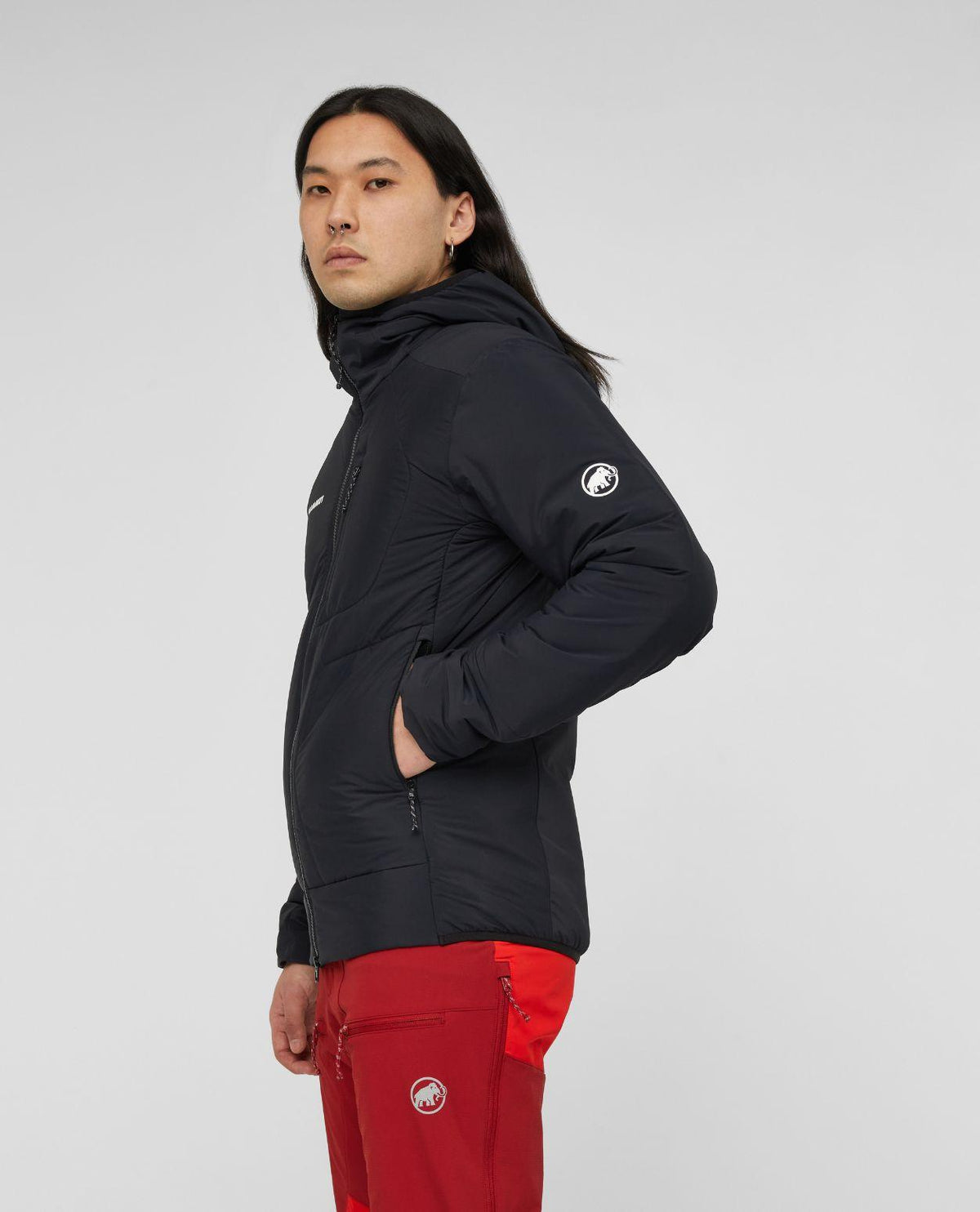 Mammut Aenergy Air IN Hooded Jacket Men - Svart - Alpingaraget
