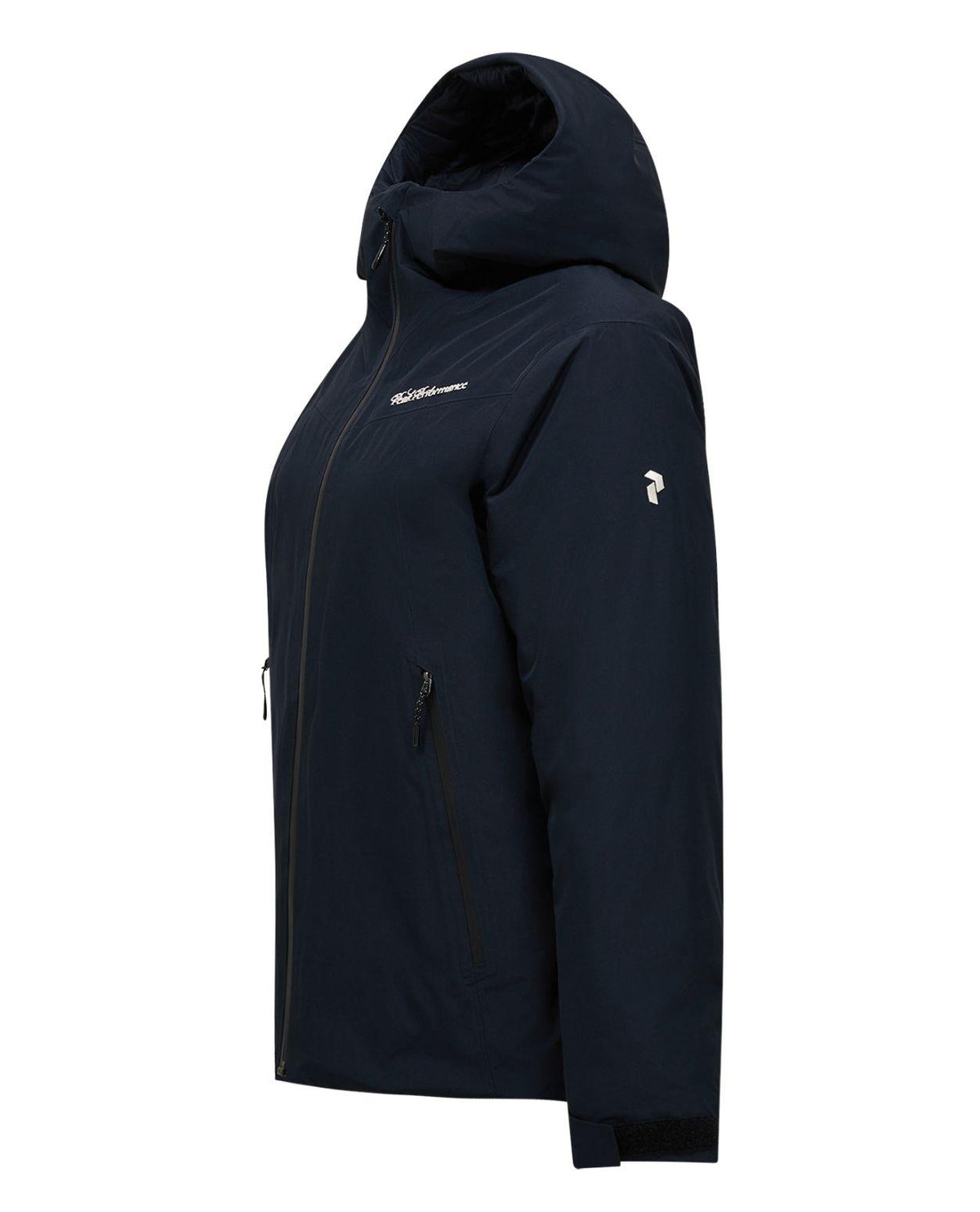 Peak Performance 40Y Frost Reversible Shell Down Jacket Women - Svart dam skidjacka sedvanlig från sidan