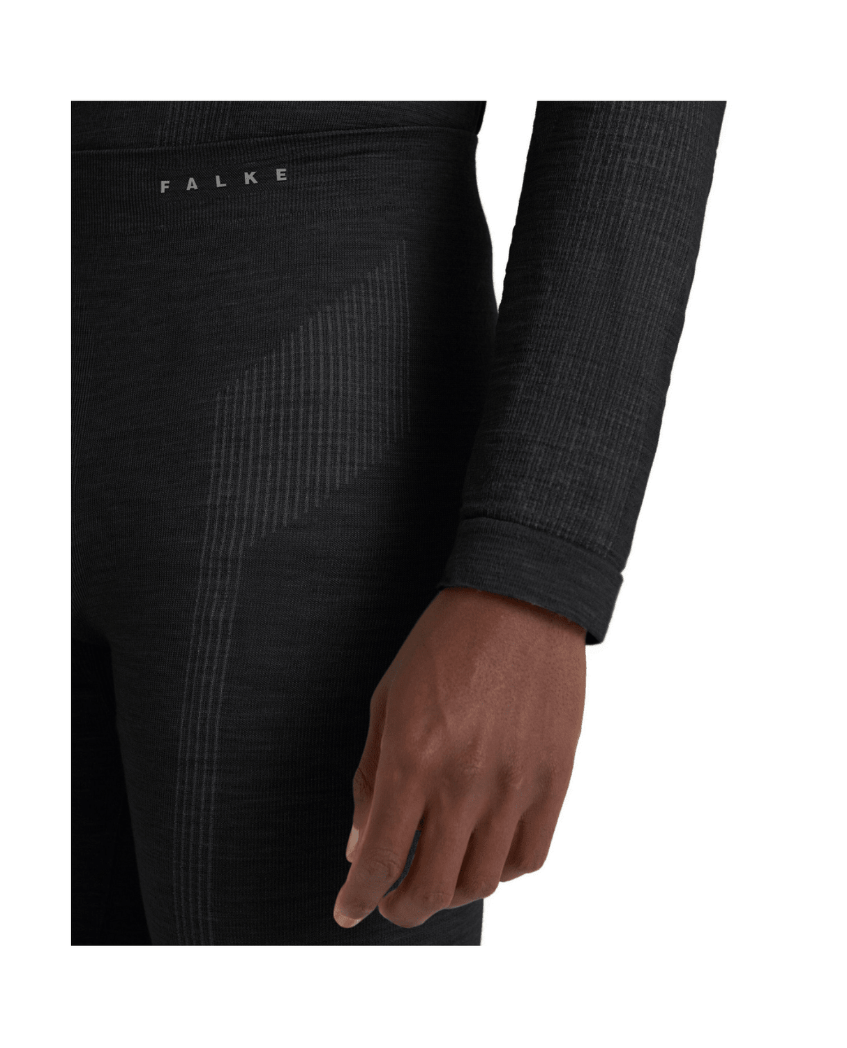 FALKE Men Tights Wool - Tech - Black - UnderstÀll - Alpingaraget