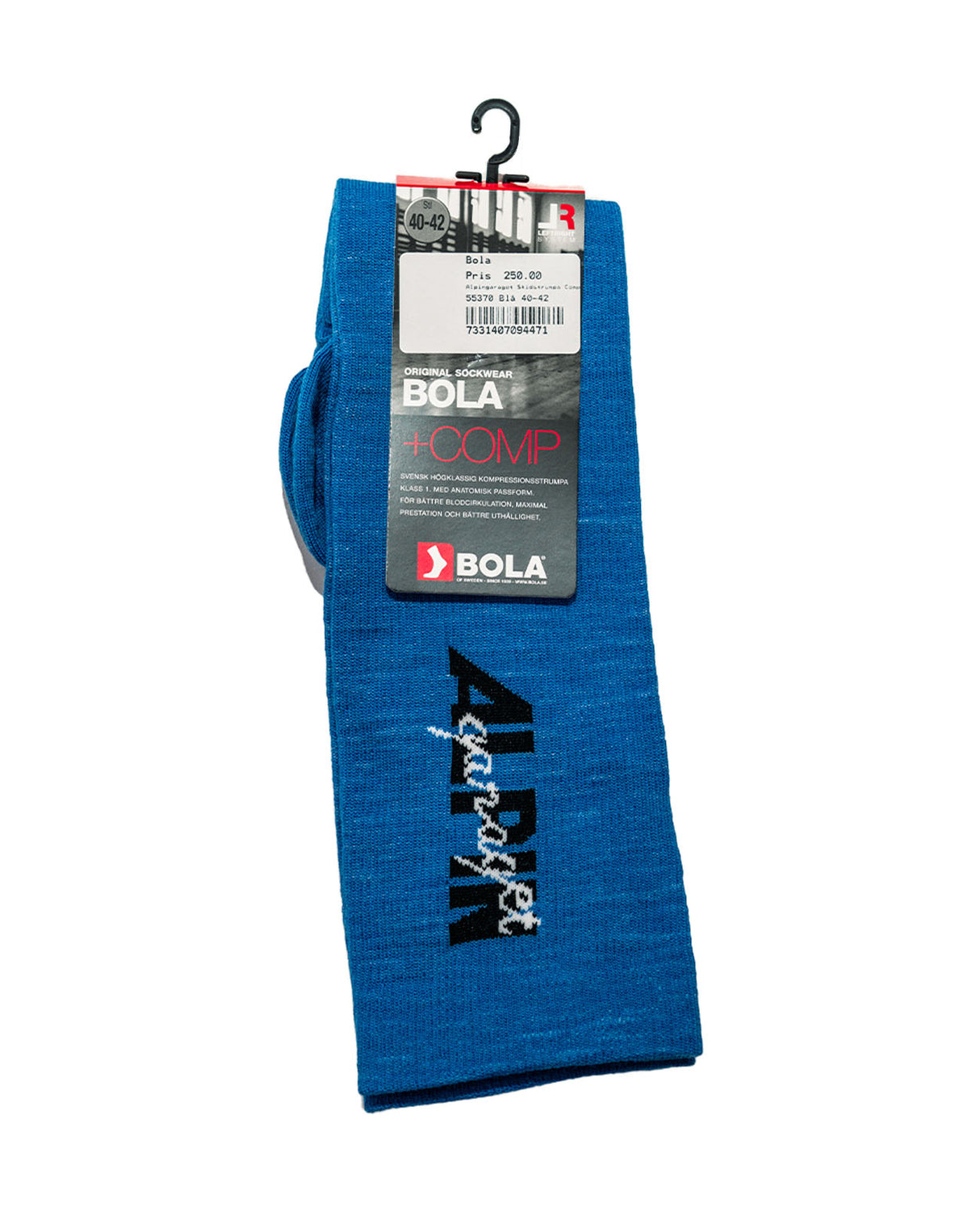 Alpingaraget Skidstrumpa Comp+ - Blå - Alpingaraget