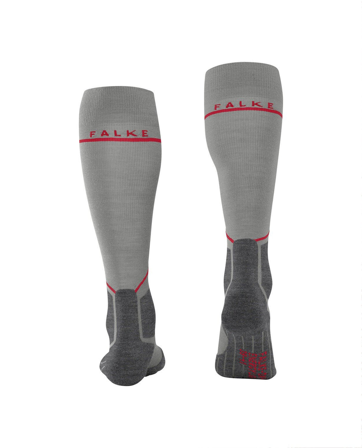 FALKE SK4 Advanced Compression Light Men Skiing Knee - high socks - Light Grey - Strumpor - Alpingaraget