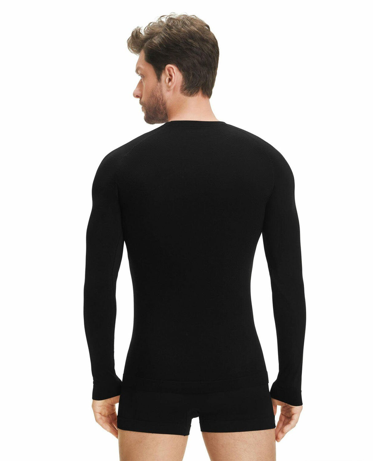 FALKE Men Long - sleeve shirt Wool - Tech Light - Black - Underställ - Alpingaraget