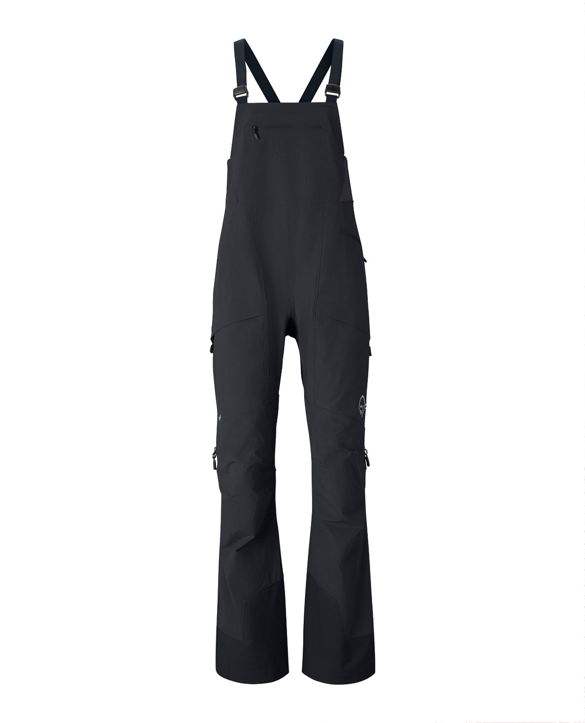 Norröna Women Møre Flex1 Bib - Caviar Black - Alpingaraget