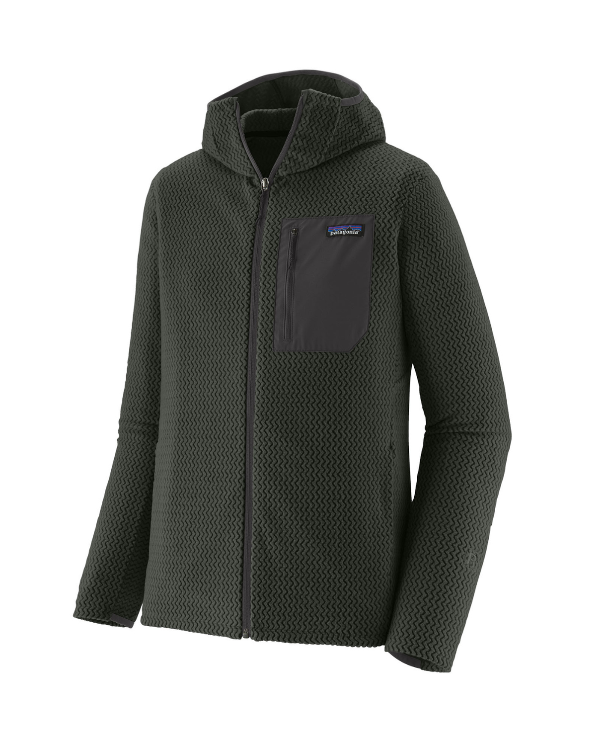 Patagonia Men R1 Air Full-Zip Hoody - Old Growth Green Alpingaraget