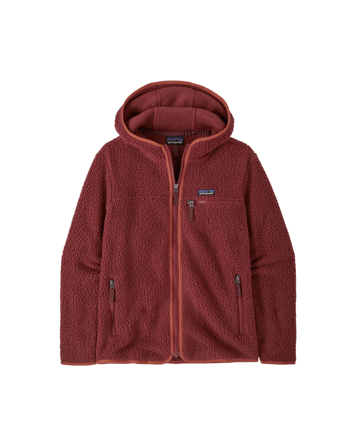 Patagonia Women Retro Pile Hoody - Sequoia Red - Överdelar - Alpingaraget