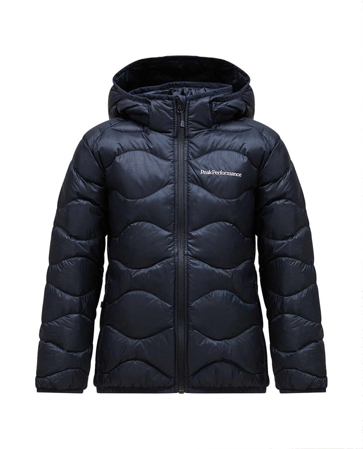 Peak Performance Junior Helium Down Hood Jacket - Black - Alpingaraget