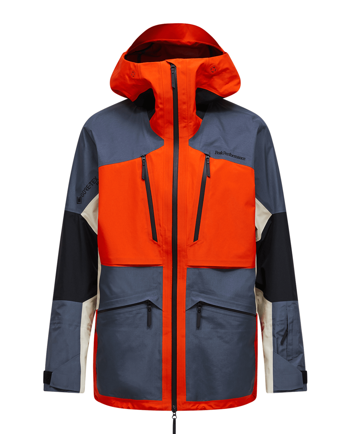 Peak Performance Men Vertical Gore - Tex Pro Jacket - Solar Burst / Mountain Mist - Skidjackor - Alpingaraget