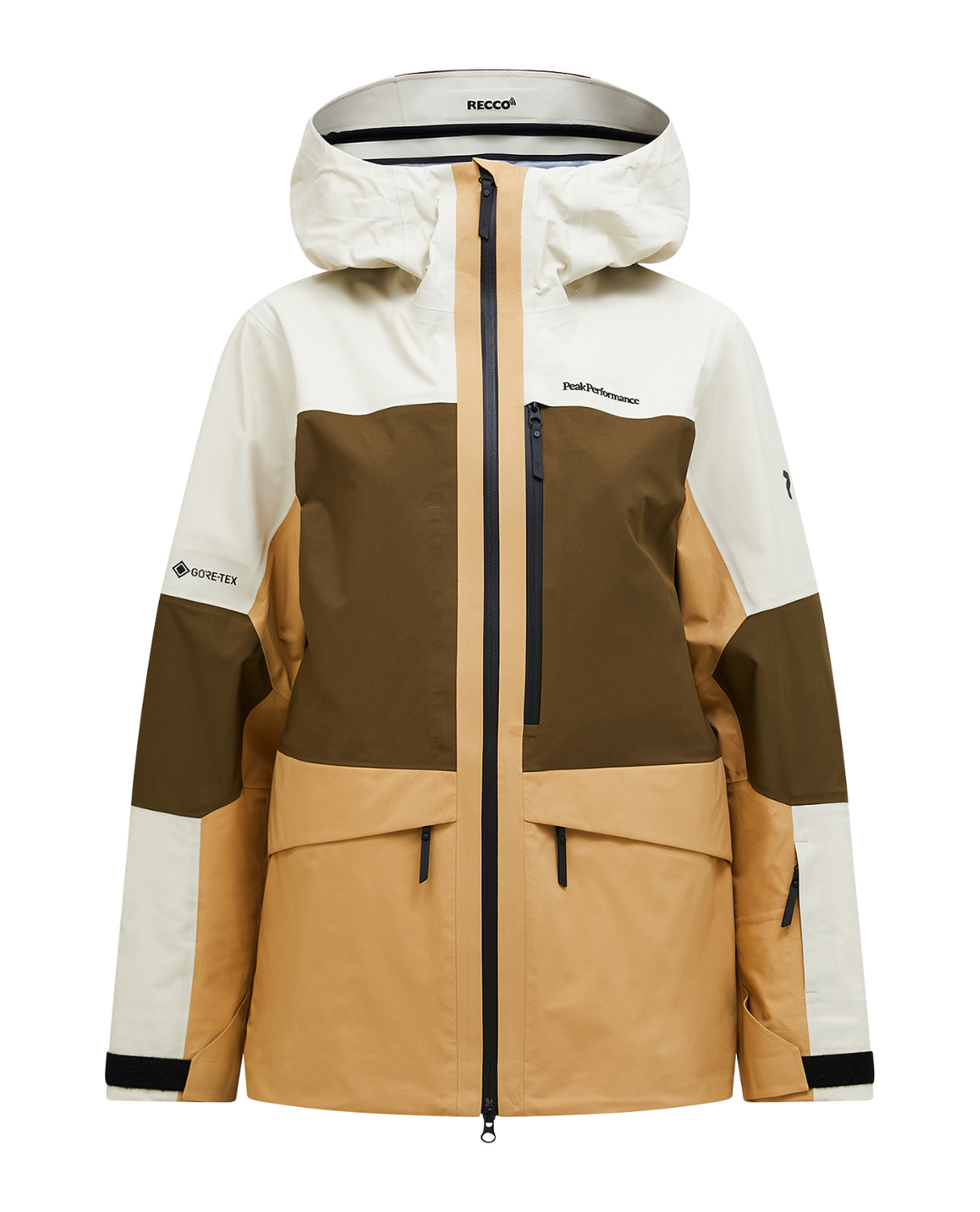 Peak Performance Women Gravity Gore-Tex 3L Jacket - Sierra Sand / Meadow Moss Alpingaraget