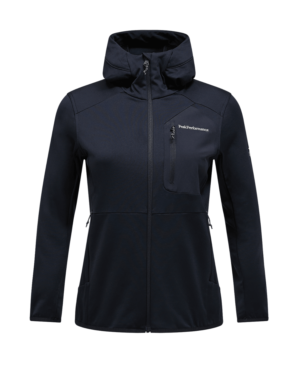 Peak Performance Women Utility Light Zip Hood - Black / Black - Mellanlager - Alpingaraget