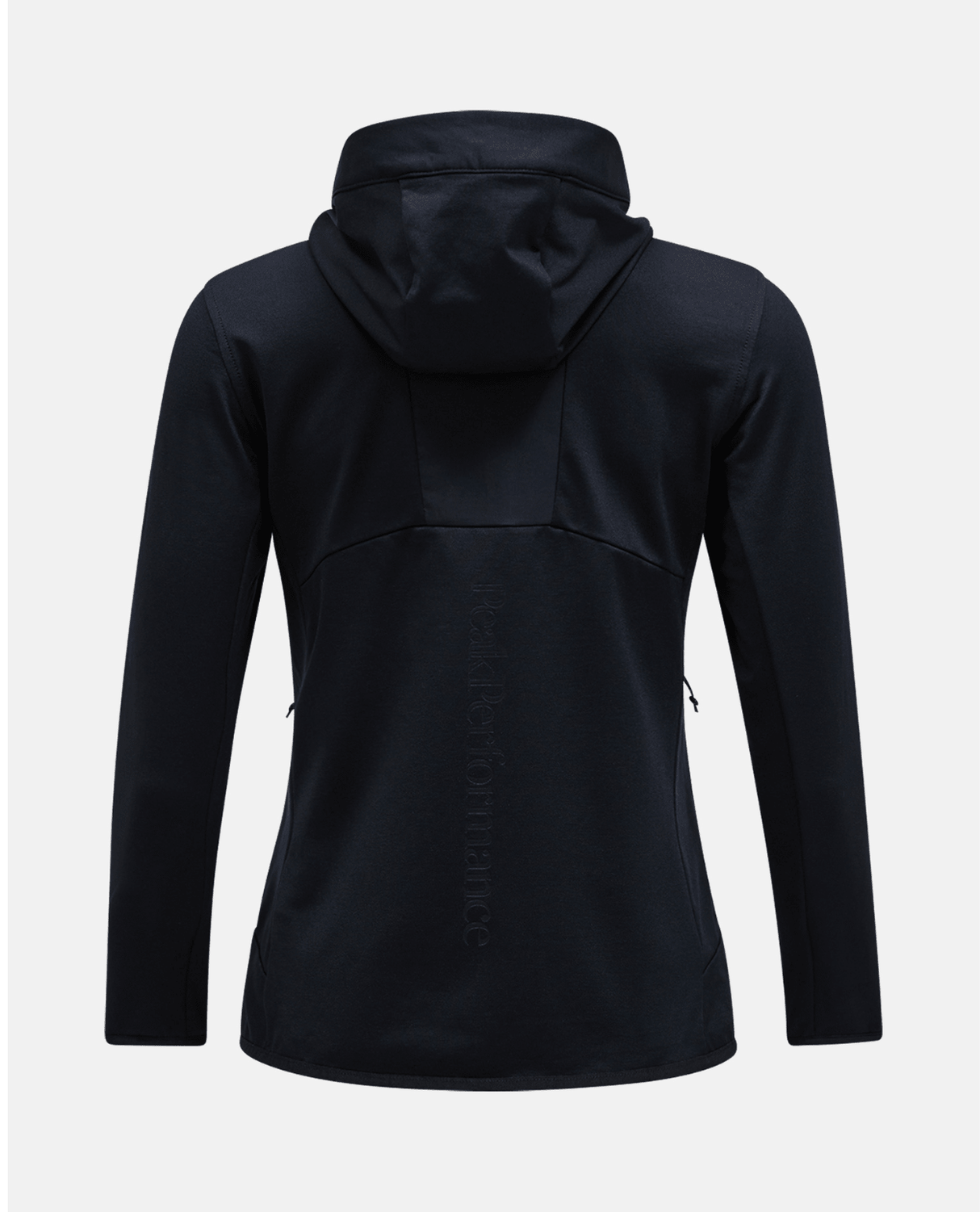 Peak Performance Women Utility Light Zip Hood - Black / Black - Mellanlager - Alpingaraget