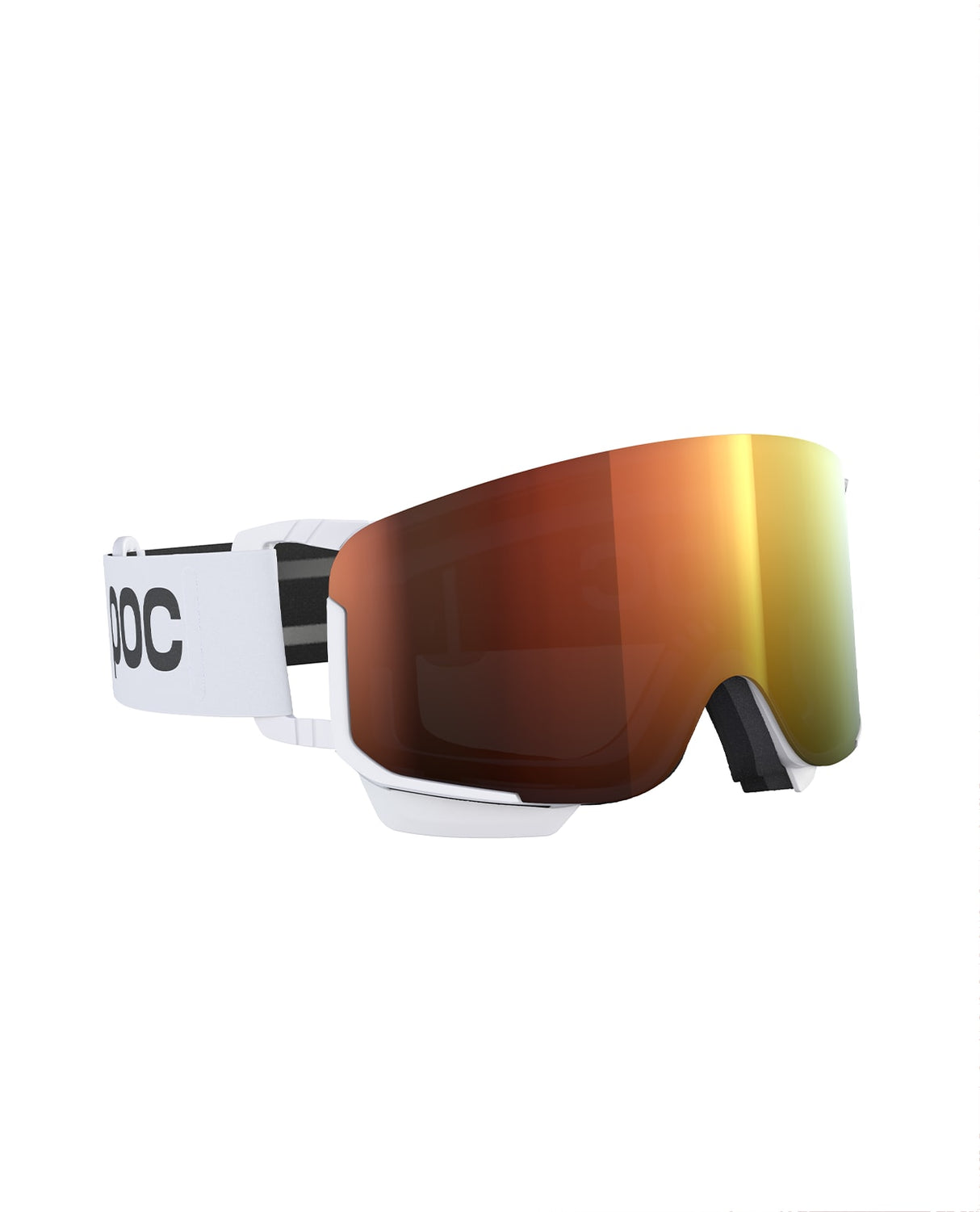 POC Nexal Mid - Hydrogen White/Partly Sunny Orange