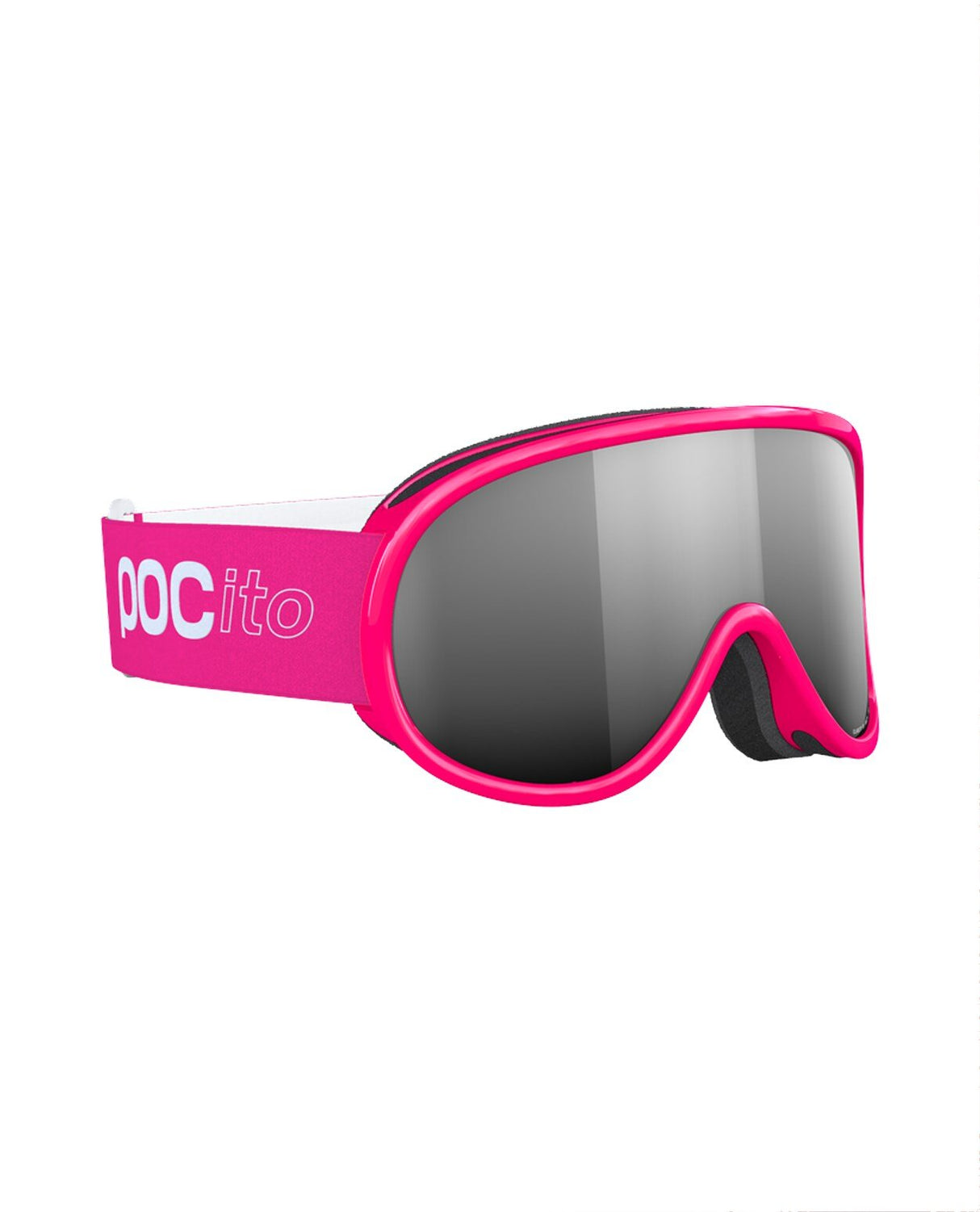POC POCito Retina - Fluorescent Pink/Partly Sunny Silver - Juniorgoggles - Alpingaraget
