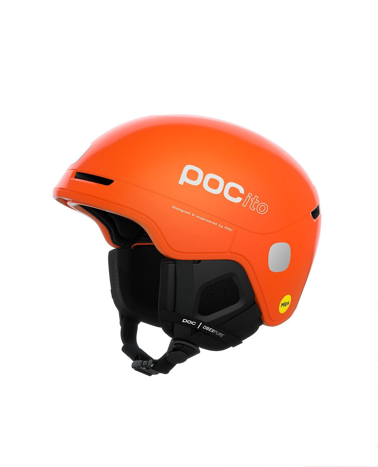 POC POCito Obex MIPS - Fluorescent Orange - Juniorhjälmar - Alpingaraget