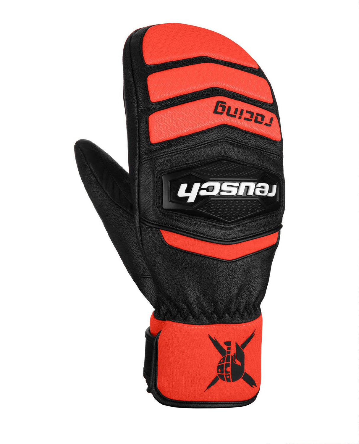 Reusch Worldcup Warrior Team Mitten - Black Fluo Red - Handskar - Alpingaraget