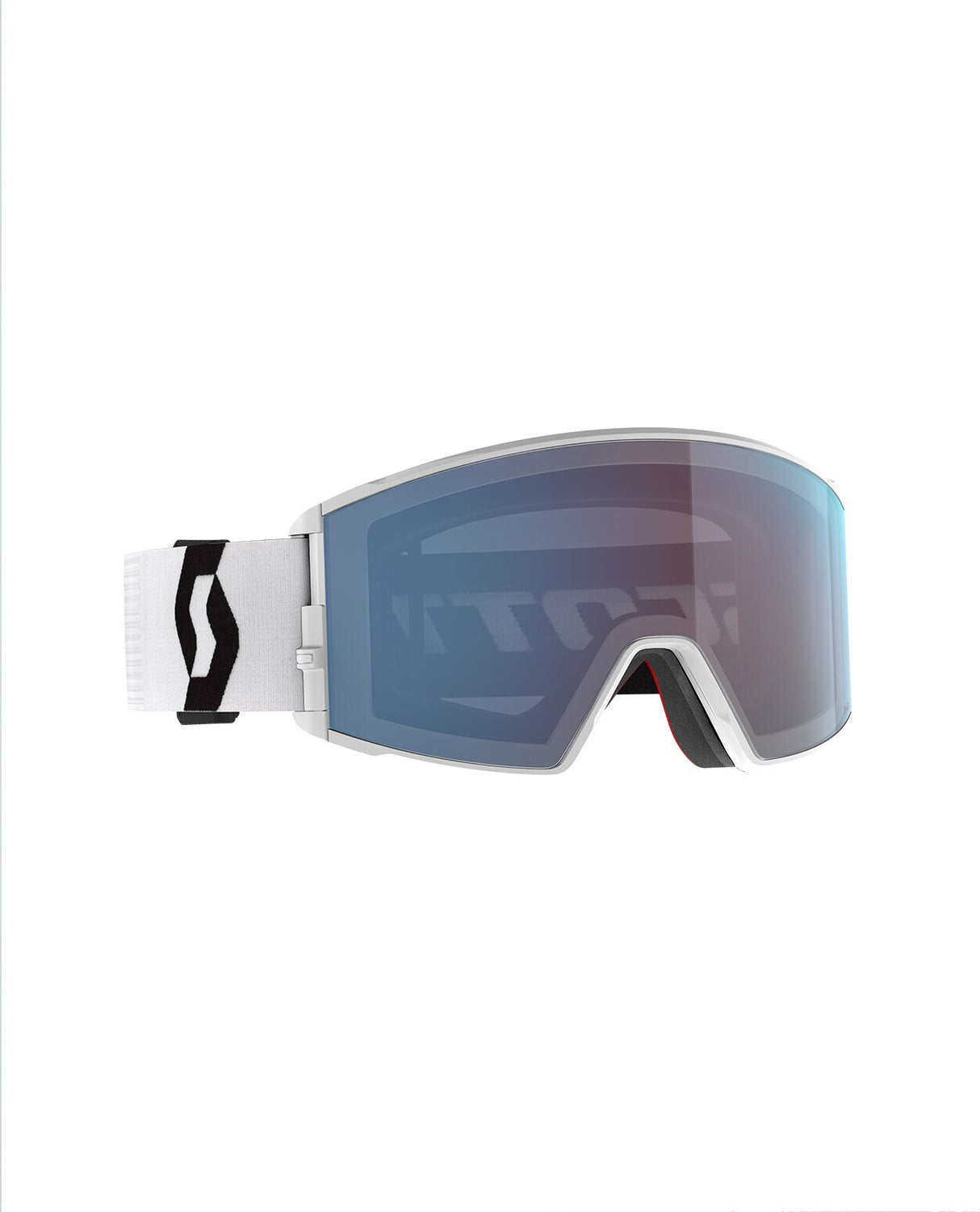 Scott React - Mineral White Black/Enhancer Blue Chrome +extra li