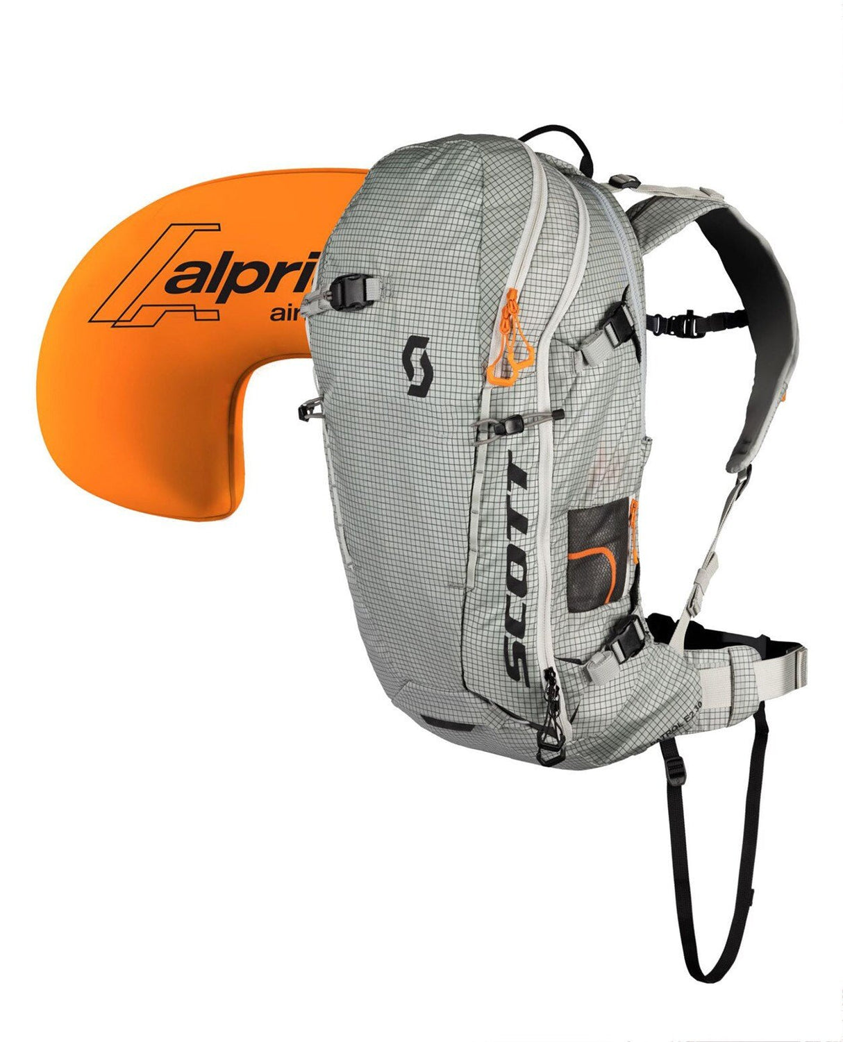 Scott Pack Patrol E2 38 Kit AP - Light Grey Black - Lavinryggsäckar - Alpingaraget