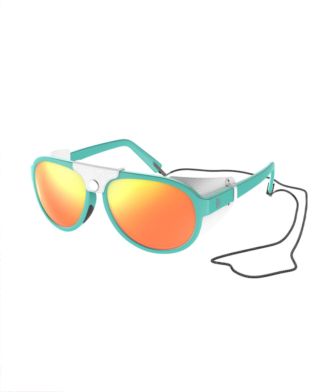 Scott Sunglasses Cervina - Teal Blue White/Red Chrome - Alpingaraget