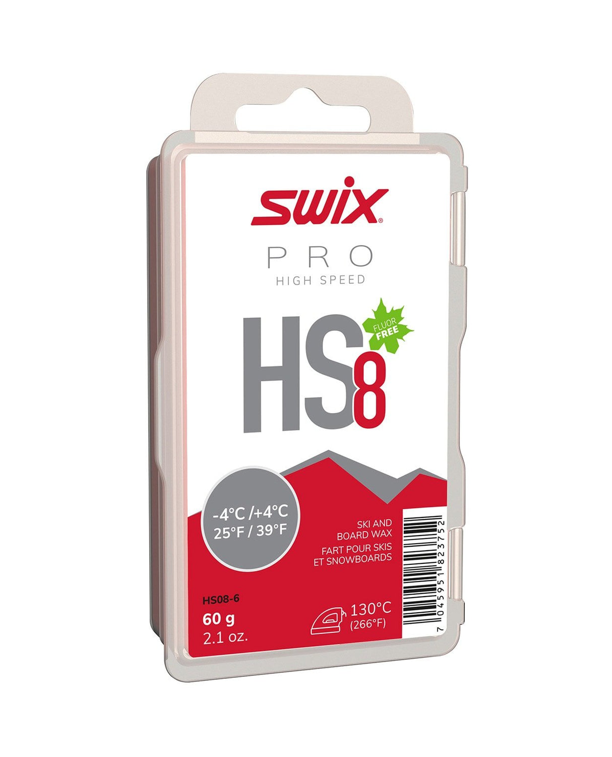 Swix HS8 Red - 4°C/+4°C, 60g - Valla - Alpingaraget
