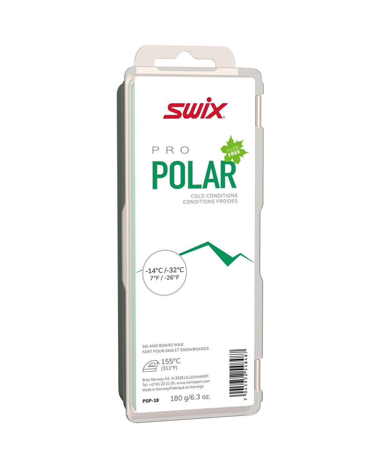 Swix PS Polar, -14°C/-32°C, 180g Alpingaraget