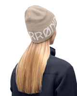 Norröna Unisex /29 mid merinoUll logo Beanie - Pure Cashmere - Alpingaraget