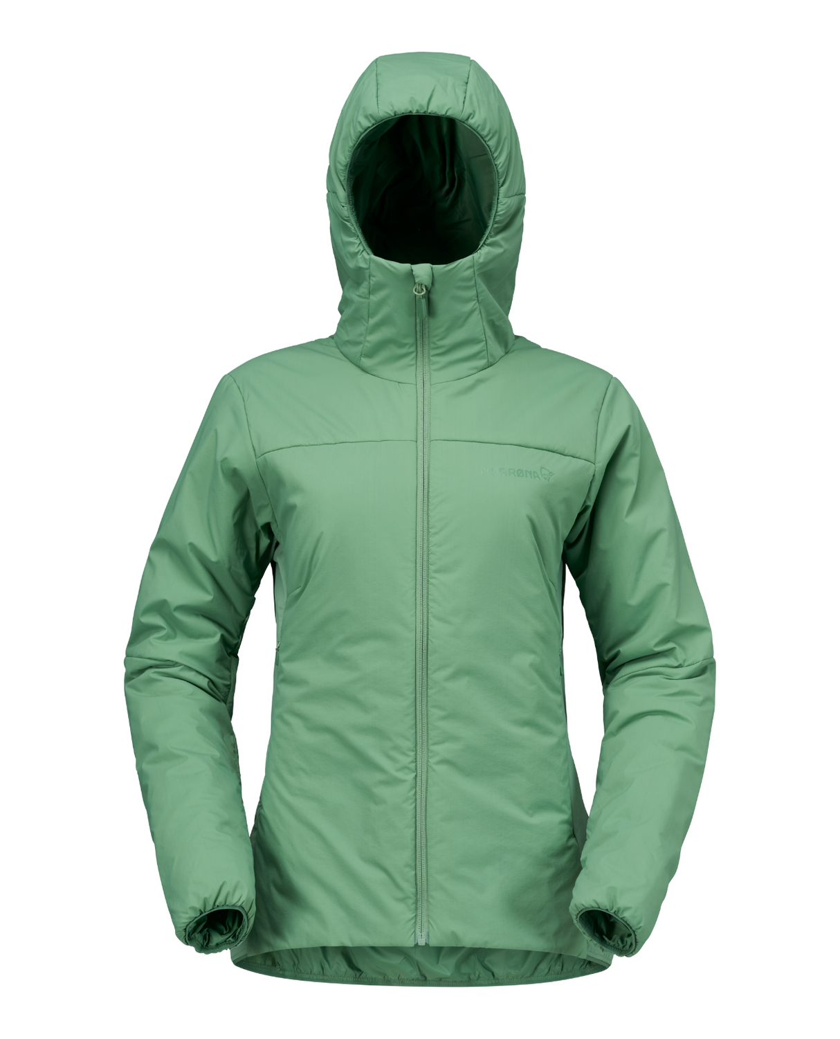 Norröna Women femund thermo60 Zip Hood - Dark Ivy - Alpingaraget