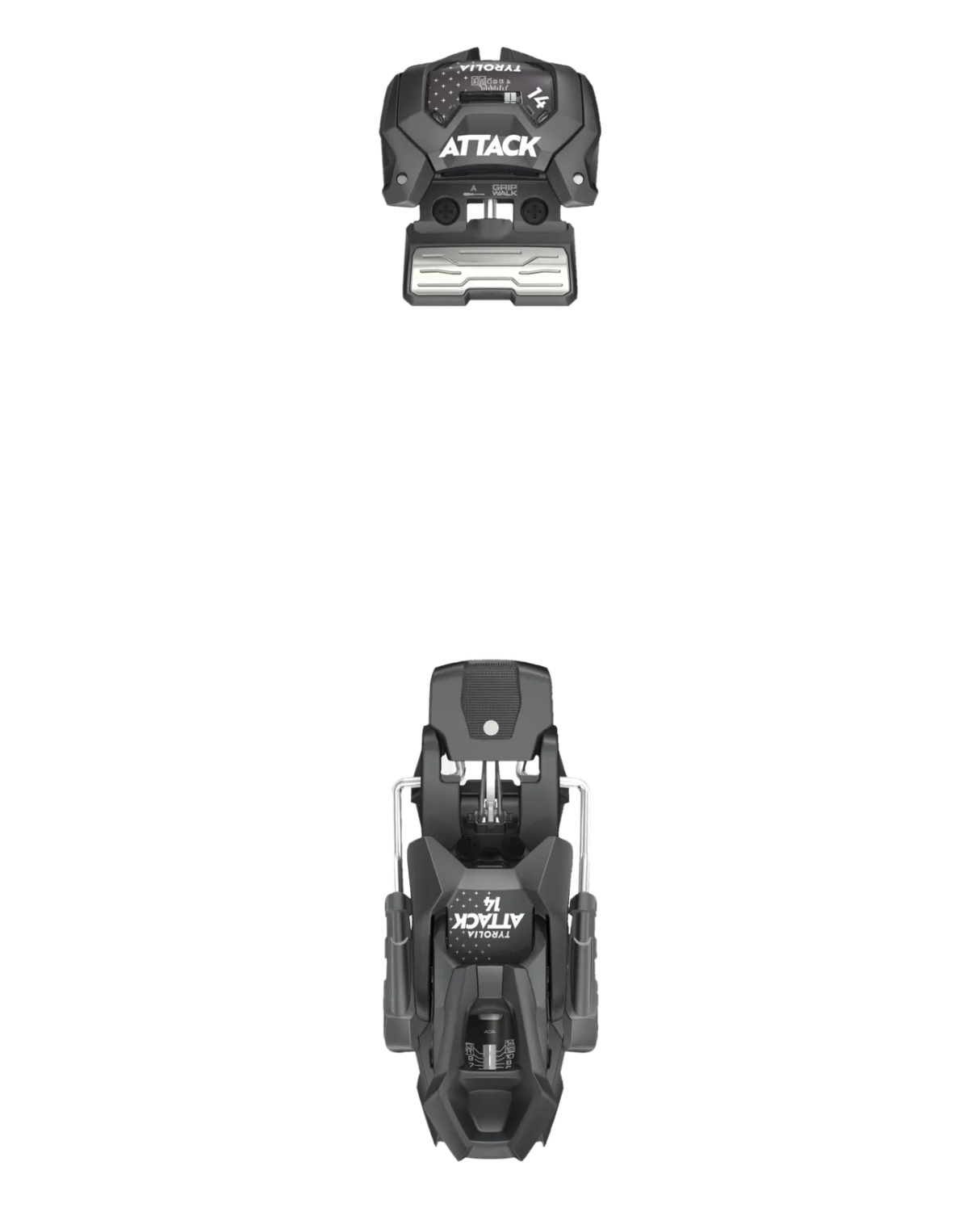 TYROLIA ATTACK 14 GW - Solid Black - Alpingaraget